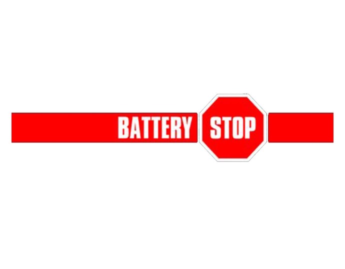 battery stop